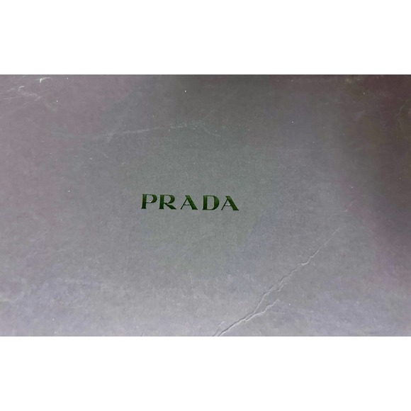 Prada Calzature Donna NIB vtg Stiletto heels nero black Perf Size 37.5/7.5 RARE - Picture 10 of 12